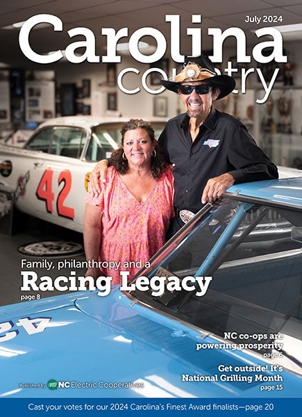 July Carolina Country Cover, Racing legacy couple