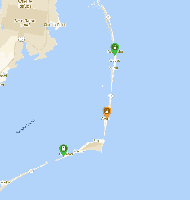 Public Charging Stations on Hatteras Island